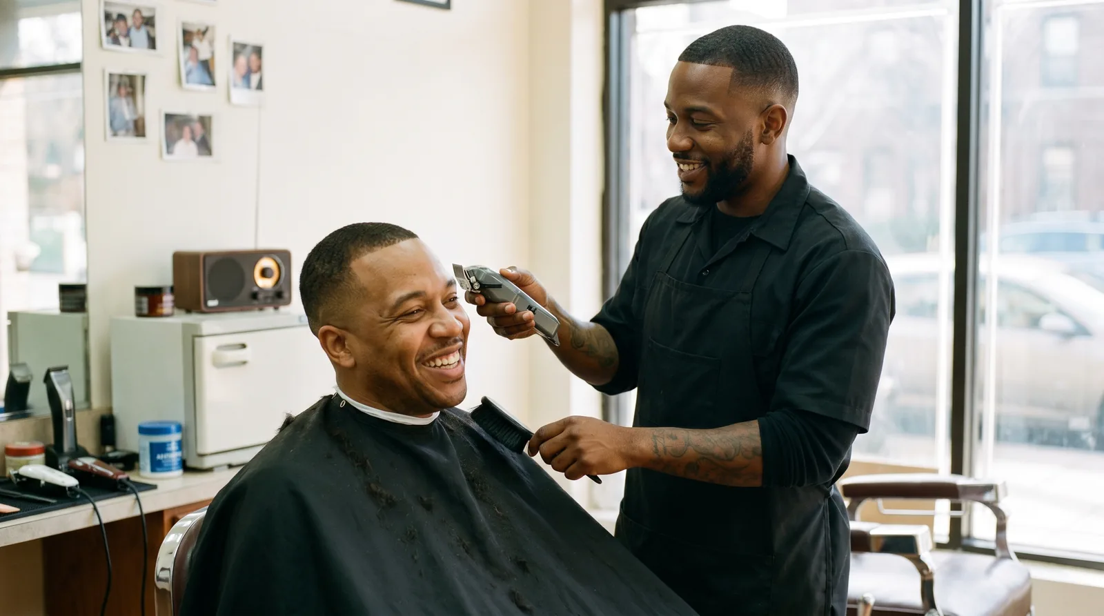 Jamal Brooks, barber
